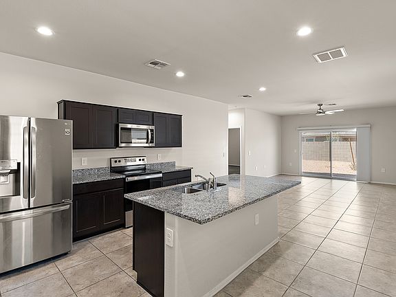 Open concept kitchen