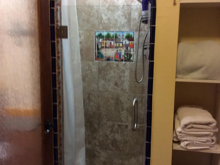 One of Two bathrooms.