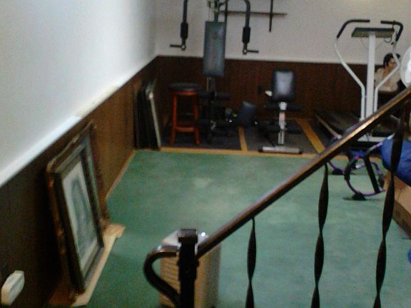 Basement rec room