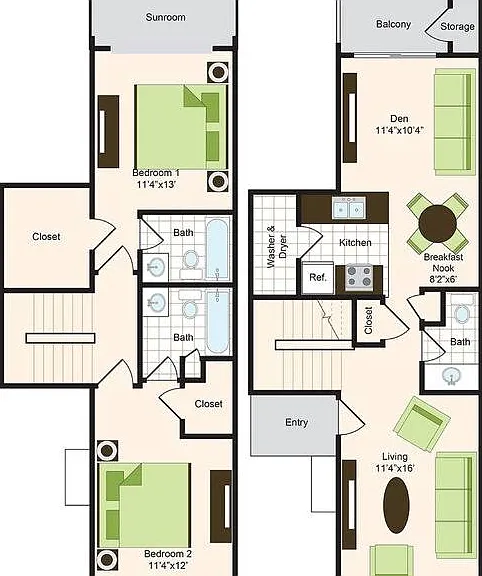 Village By The Sea - Floorplan E Village By The Sea - Floorplan E