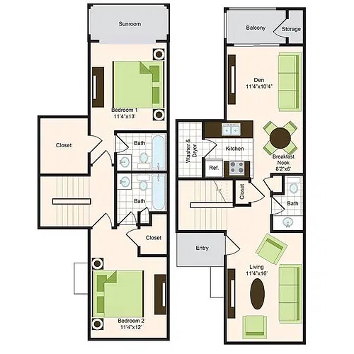 Floor plan E