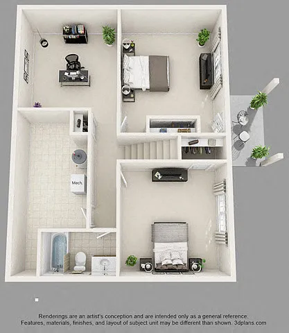 Floor plan Vail Townhome