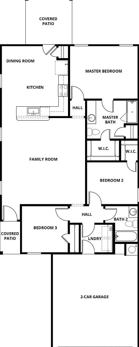 3 bed, 2.0 bath, 1306 sqft, $1,691 — Photo 4
