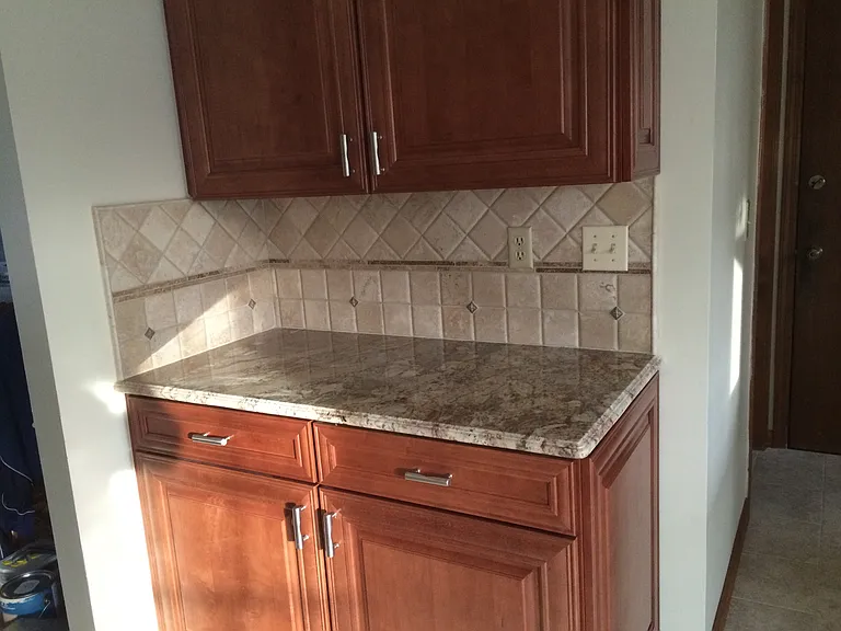 New granite and Italian tiles