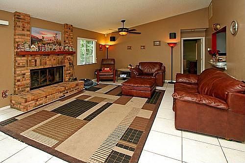 Family Room With Fireplace