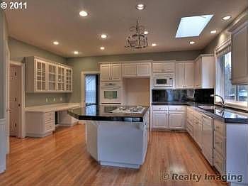 Kitchen with Desk