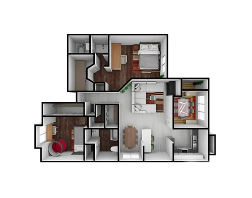 Floor plan 2X2
