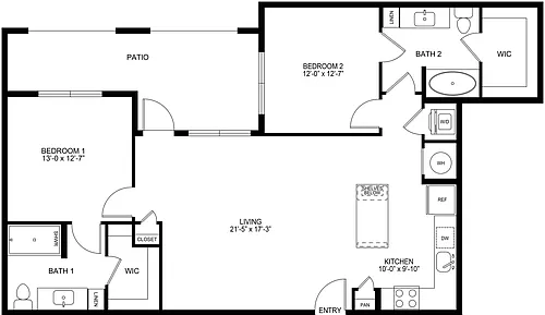 Floor plan B2