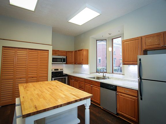 Conveniently located behind the bi-fold doors is the laundry closet.