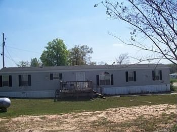Back of Mobile Home