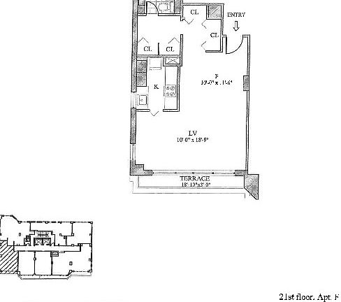 2nd image of 55 W 14th St APT 21F