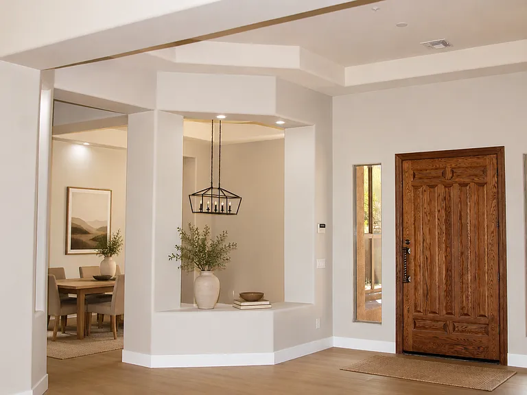 Entry & Formal Dining Area-Virtually Staged