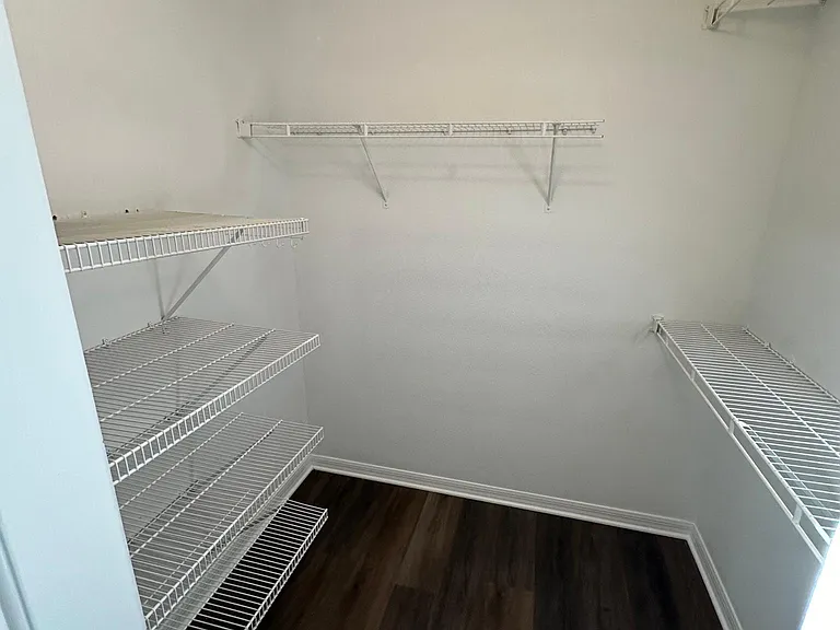 Master bedroom walk-in Closet
