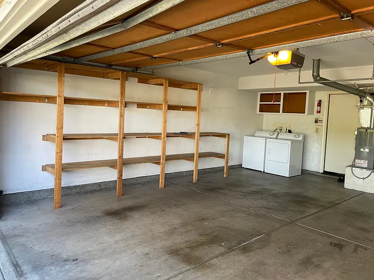 2 car garage with washer & dryer