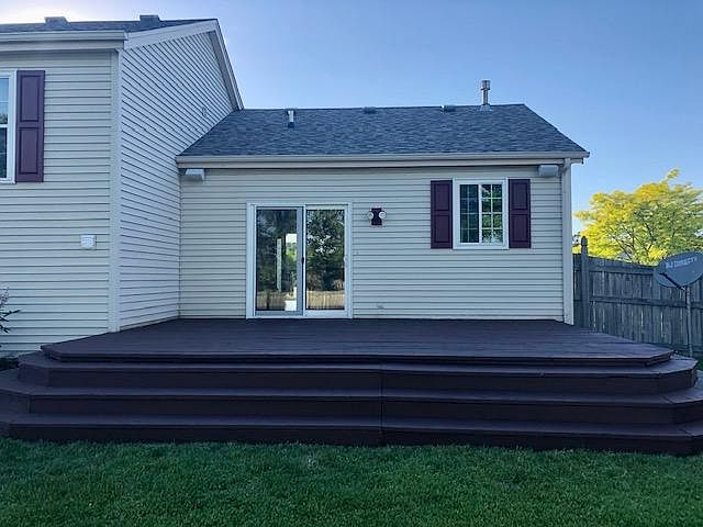 Deck area