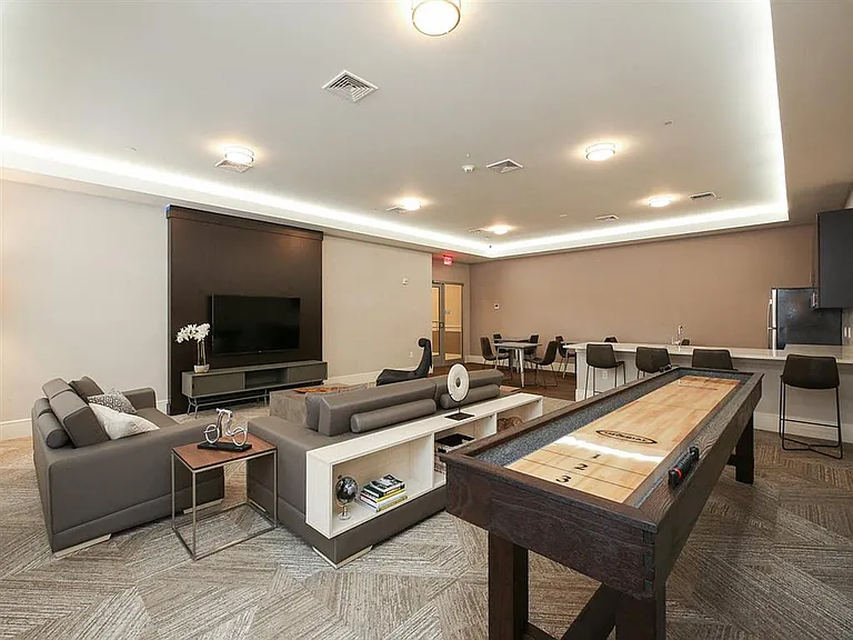 Shuffleboard Table Featured in Resident Lounge