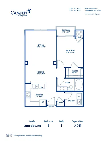Floor plan Lansdowne