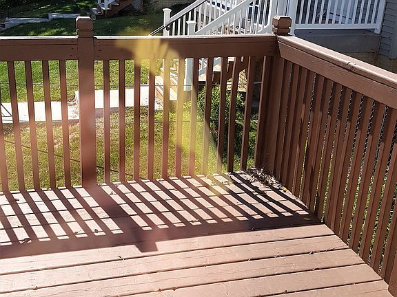 Deck off sunroom... perfect for grilling