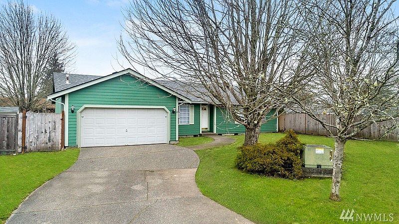 Welcome to this lovely rambler nestled on a quiet cul-de-sac. The roomy 2 car garage & driveway offer plenty of parking & the trees add to a nice front yard view.