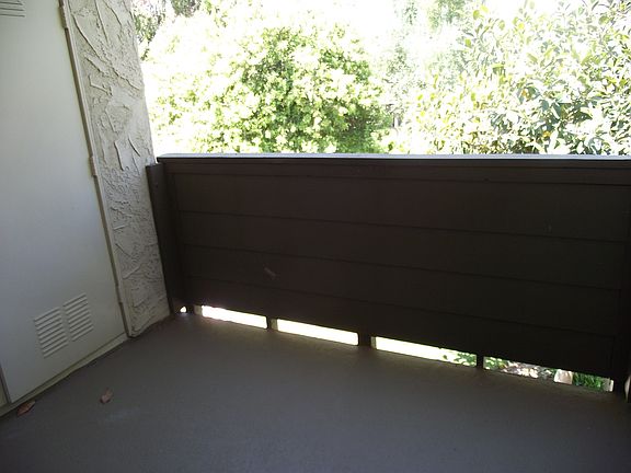 Private balcony