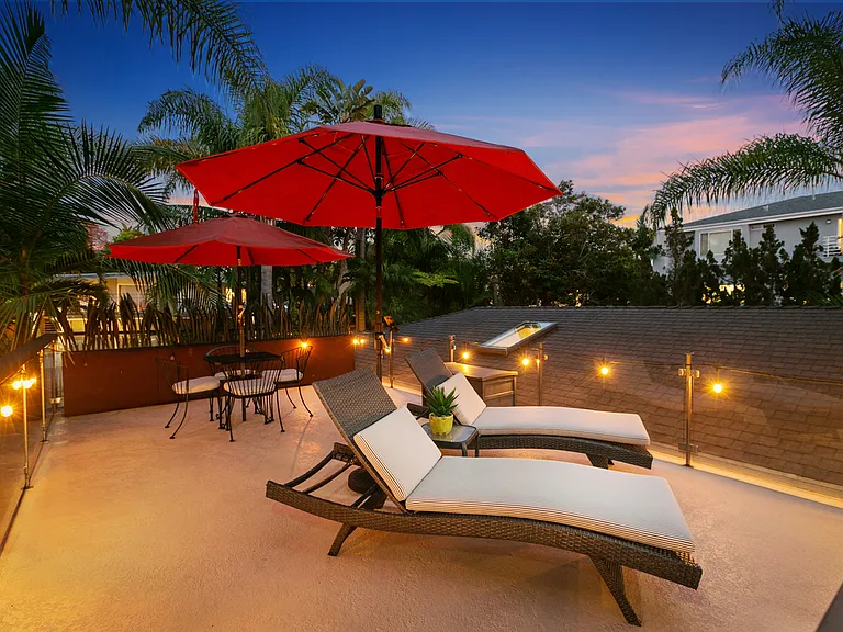 Roof deck over garage