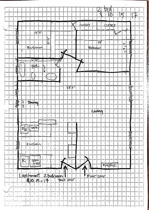 Floor plan 2 bedroom