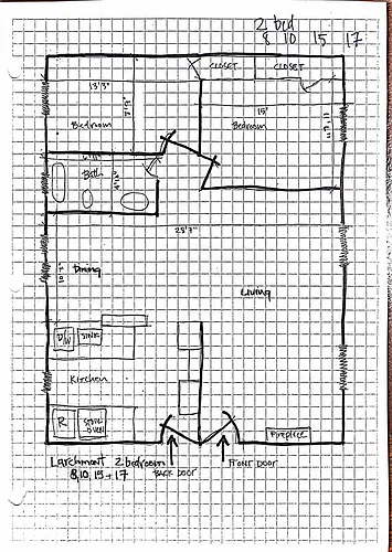 Floor plan 2 bedroom