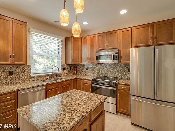 Granite countertops and stainless appliances
