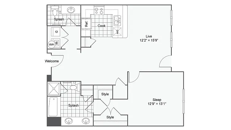 Floor plan A26