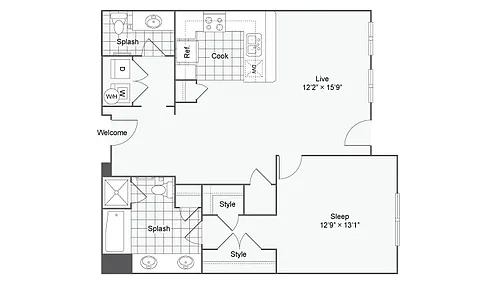 Floor plan A26