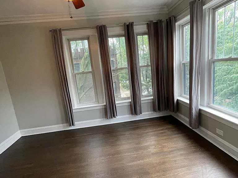 Bedroom view looking south