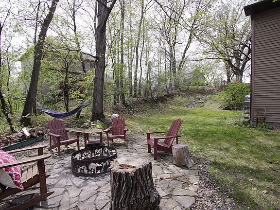 flagstone fire patio