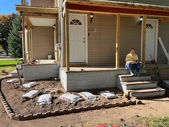 Upper Unit Entry Door on Left