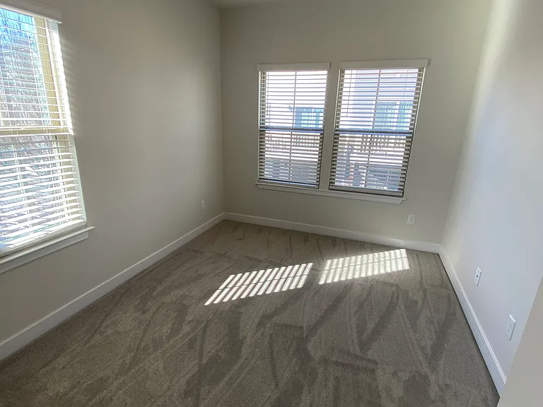 Corner guest bedroom