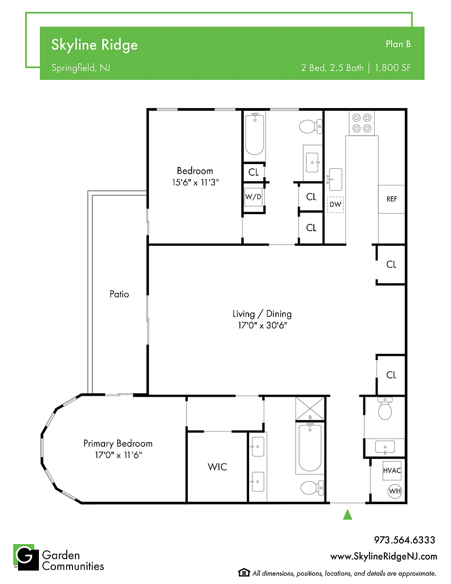 Floor plan $3.21/sq.ft. - Plan B