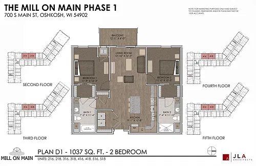 Floor plan Style D1