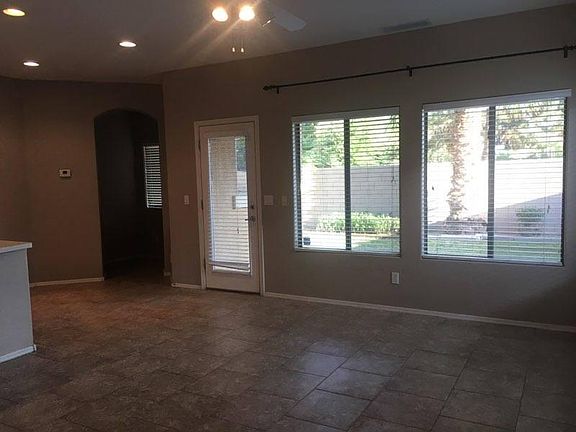 view out to backyard