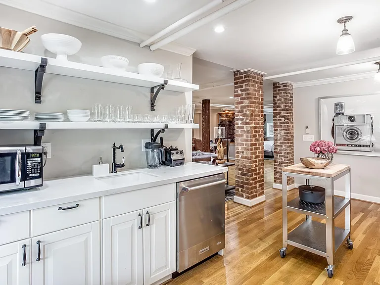Bright, open kitchen