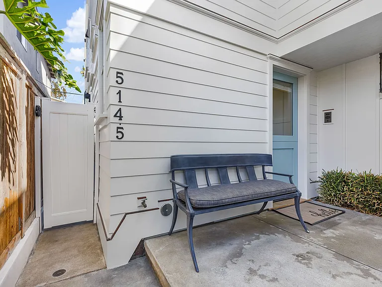 Courtyard area with Dutch Door and sitting area