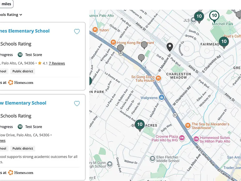 elementary school nearby