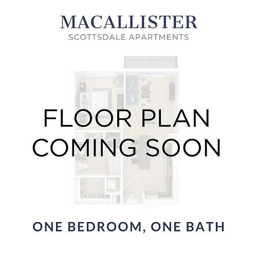 Floor plan One Bed One Bath