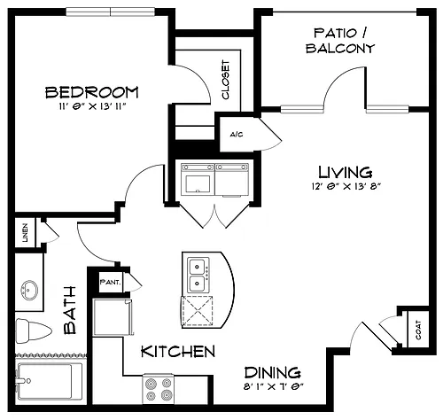 Floor plan A1