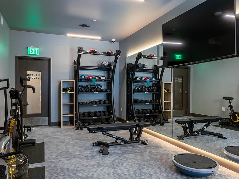 East Building fitness studio