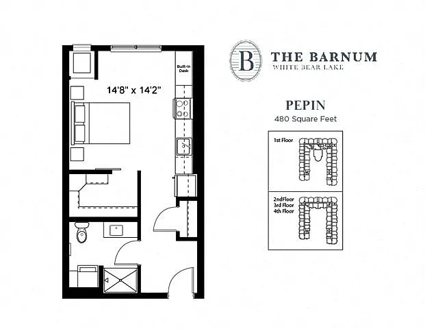 Floor plan Pepin