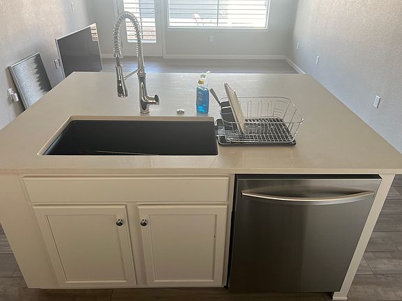 Dishwasher and sink unit