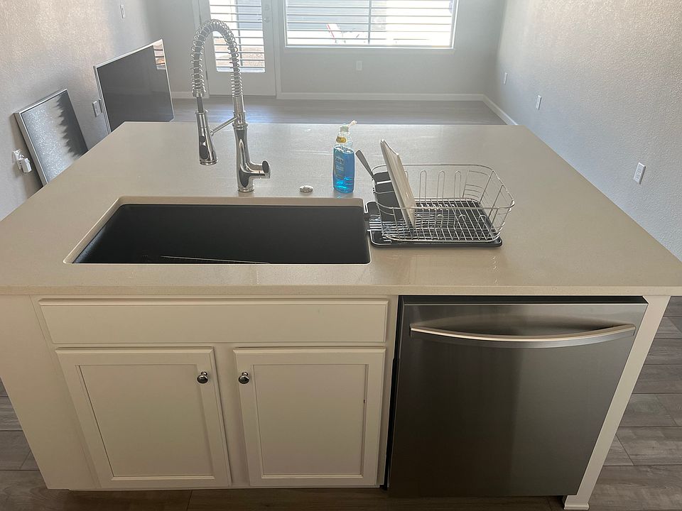 Dishwasher and sink unit
