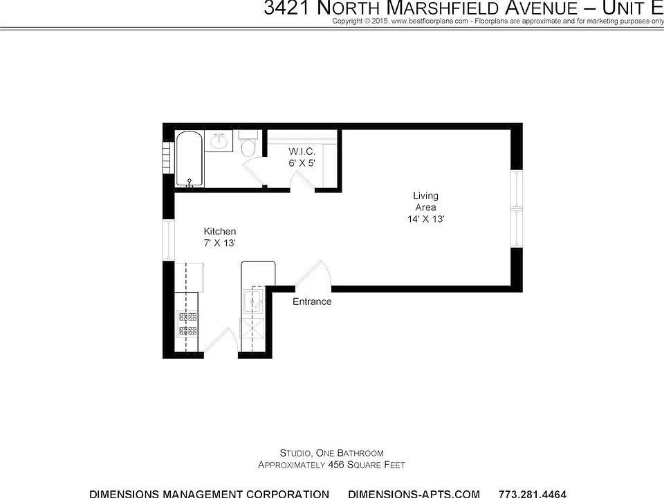 2nd image of 3417 N Marshfield Ave #C2f98a410