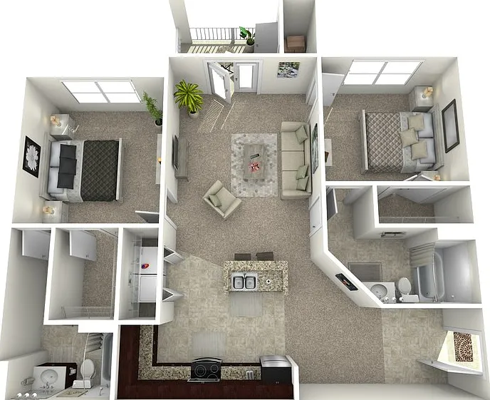 Bradley III Floorplan Diagram