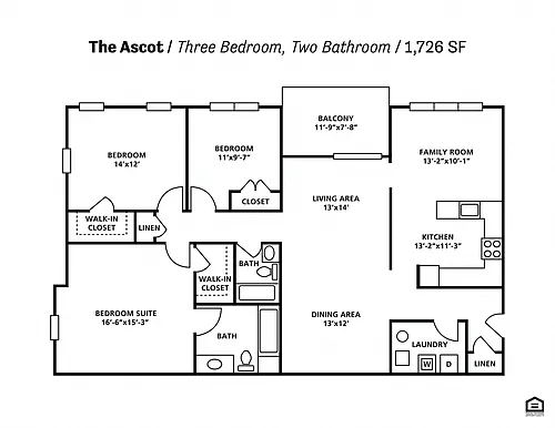 Floor plan The Ascot