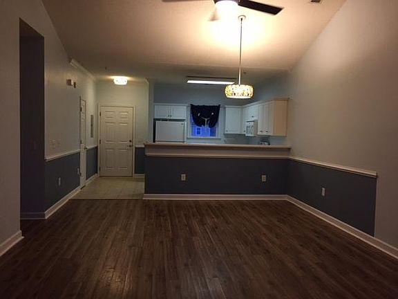 open and spacious dining and living room area